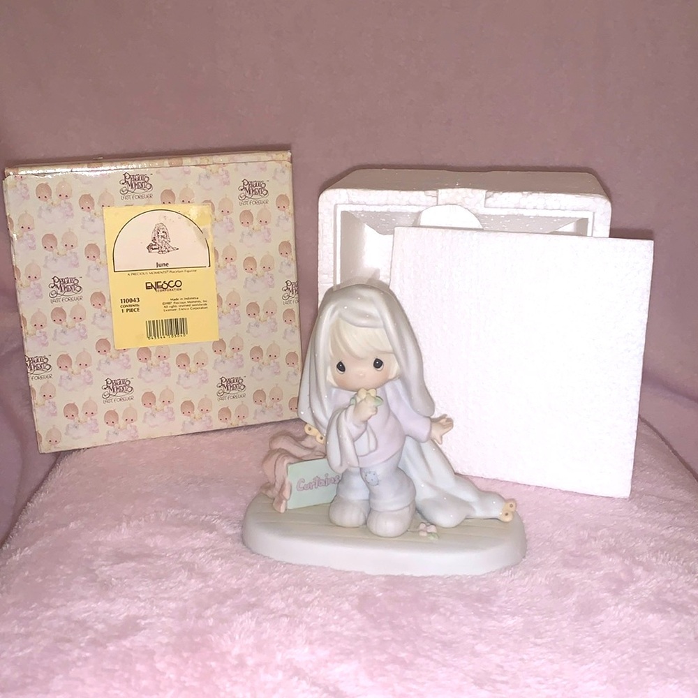 Precious Moments Porcelain Figure- June